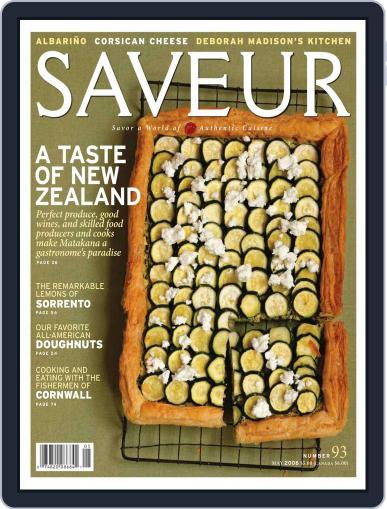 Saveur April 22nd, 2006 Digital Back Issue Cover