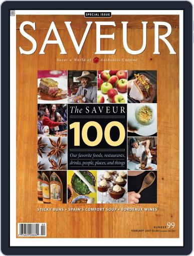 Saveur January 3rd, 2007 Digital Back Issue Cover
