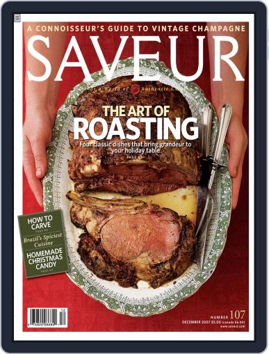 Saveur November 17th, 2007 Digital Back Issue Cover