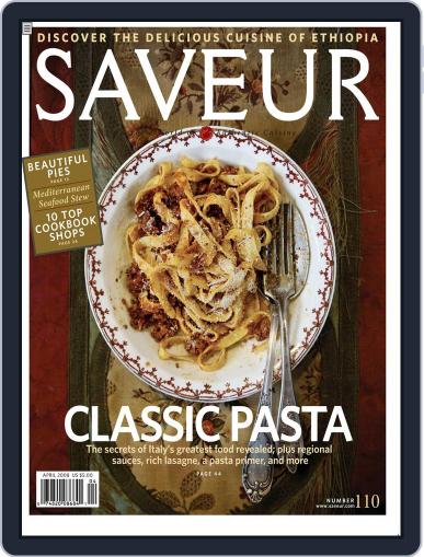 Saveur March 27th, 2008 Digital Back Issue Cover