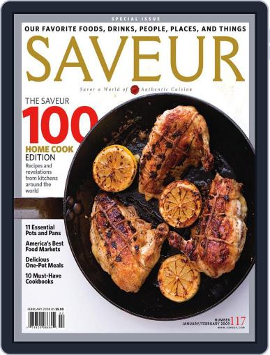 Saveur January 2nd, 2009 Digital Back Issue Cover