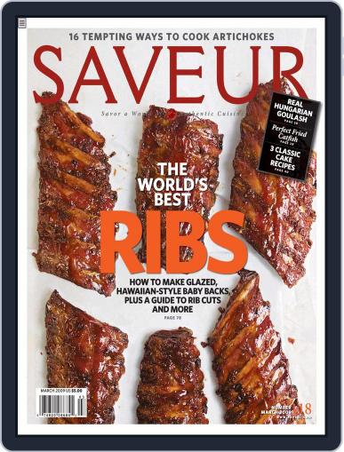 Saveur February 21st, 2009 Digital Back Issue Cover