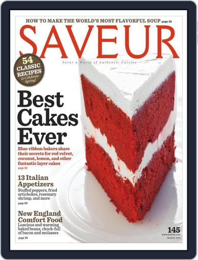 Saveur February 11th, 2012 Digital Back Issue Cover