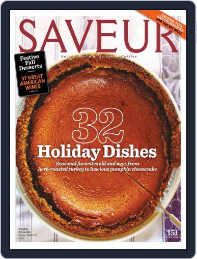 Saveur October 17th, 2012 Digital Back Issue Cover