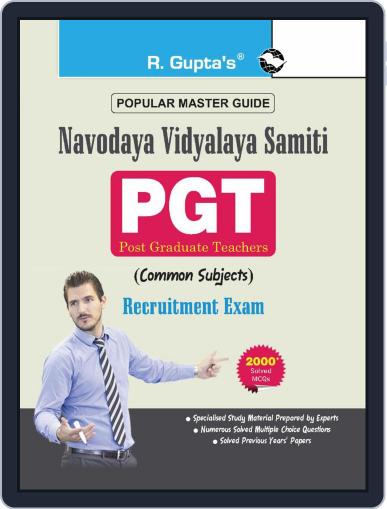 Navodaya Vidyalaya Samiti (NVS) PGT (Common Subject) Recruitment Exam Guide 2023 Digital Back Issue Cover