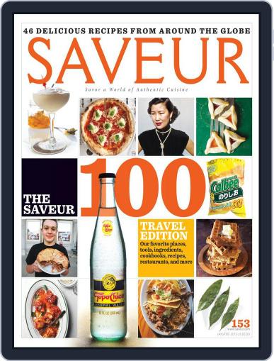 Saveur January 1st, 2013 Digital Back Issue Cover