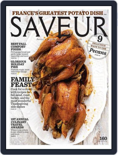 Saveur November 1st, 2013 Digital Back Issue Cover