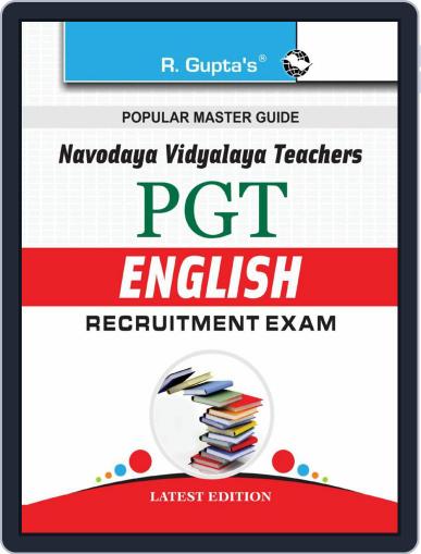 Navodaya Vidyalaya: PGT (English) Recruitment Exam Guide 2023 Digital Back Issue Cover