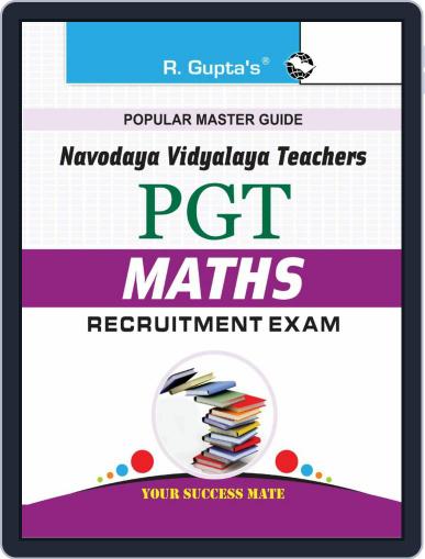 Navodaya Vidyalaya: PGT (Math) Recruitment Exam Guide 2023 Digital Back Issue Cover