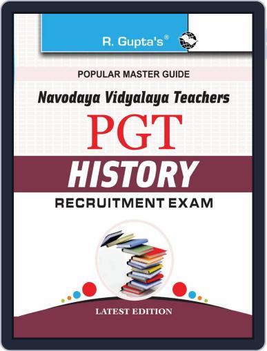 Navodaya Vidyalaya: PGT (History) Recruitment Exam Guide 2023 Digital Back Issue Cover