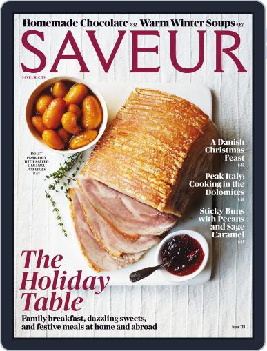 Saveur December 1st, 2015 Digital Back Issue Cover