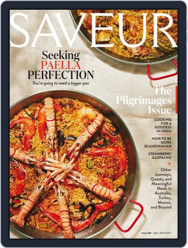 Saveur August 1st, 2017 Digital Back Issue Cover