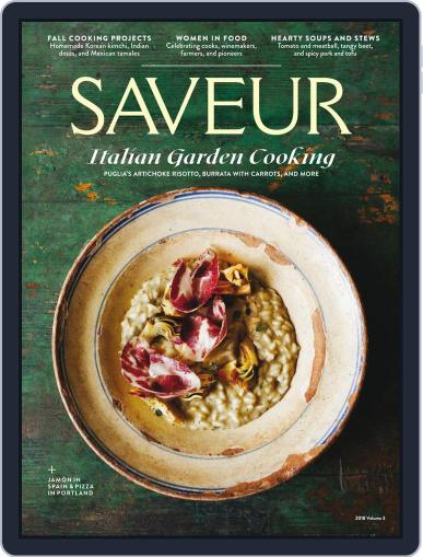 Saveur August 13th, 2018 Digital Back Issue Cover