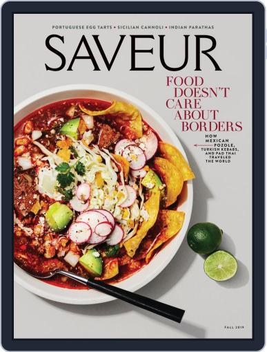 Saveur July 1st, 2019 Digital Back Issue Cover