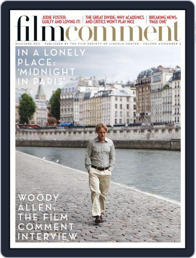 Film Comment May 11th, 2011 Digital Back Issue Cover