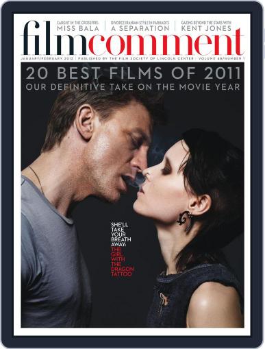 Film Comment January 12th, 2012 Digital Back Issue Cover
