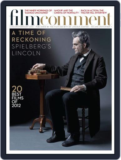Film Comment January 9th, 2013 Digital Back Issue Cover