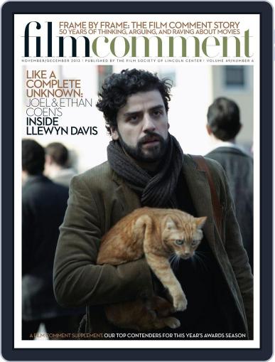 Film Comment November 11th, 2013 Digital Back Issue Cover