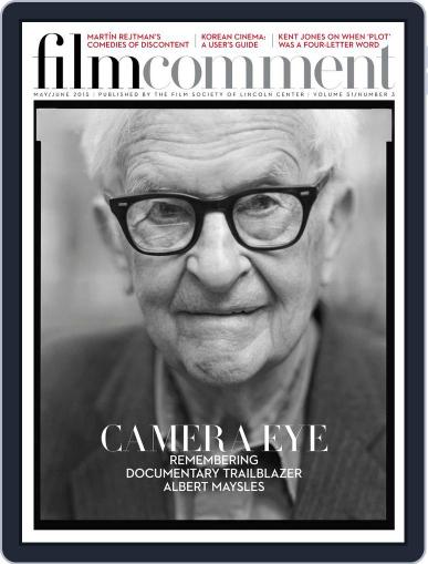 Film Comment May 1st, 2015 Digital Back Issue Cover