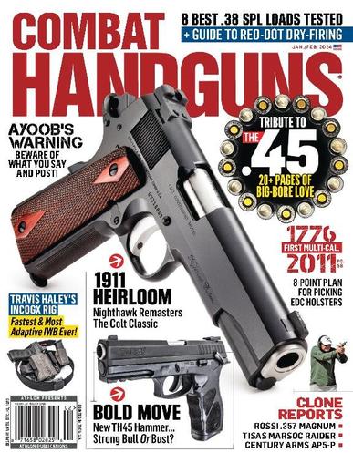 Combat Handguns January 1st, 2024 Digital Back Issue Cover