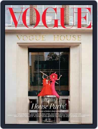 British Vogue November 1st, 2023 Digital Back Issue Cover