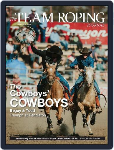 The Team Roping Journal November 1st, 2023 Digital Back Issue Cover