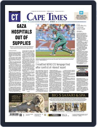 Cape Times October 25th, 2023 Digital Back Issue Cover