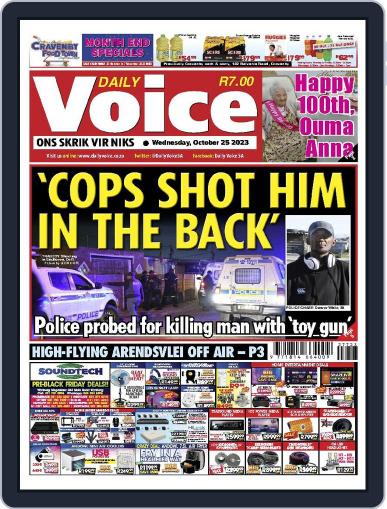Daily Voice October 25th, 2023 Digital Back Issue Cover