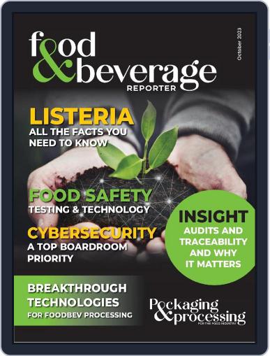Food & Beverage Reporter October 1st, 2023 Digital Back Issue Cover
