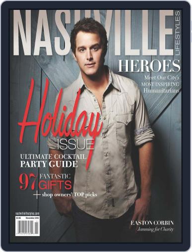 Nashville Lifestyles November 1st, 2012 Digital Back Issue Cover