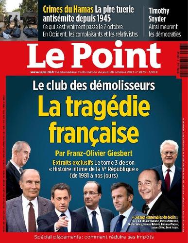 Le Point October 26th, 2023 Digital Back Issue Cover