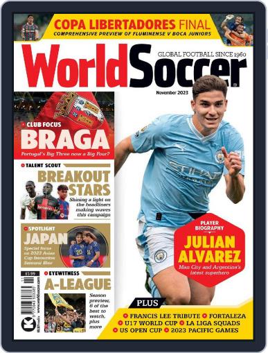 World Soccer November 1st, 2023 Digital Back Issue Cover