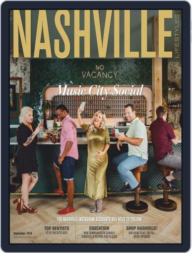 Nashville Lifestyles September 1st, 2019 Digital Back Issue Cover