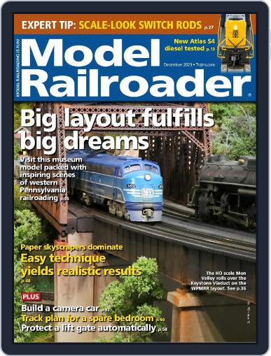 Model Railroader December 1st, 2023 Digital Back Issue Cover