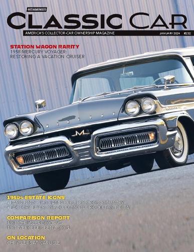 Hemmings Classic Car January 1st, 2024 Digital Back Issue Cover