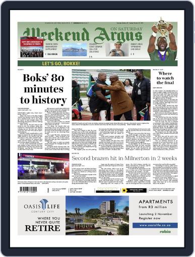 Weekend Argus Saturday October 28th, 2023 Digital Back Issue Cover