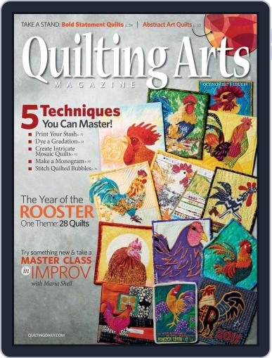 Quilting Arts October 1st, 2017 Digital Back Issue Cover