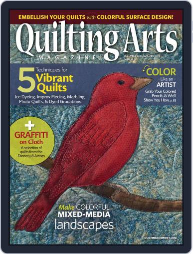 Quilting Arts December 1st, 2017 Digital Back Issue Cover