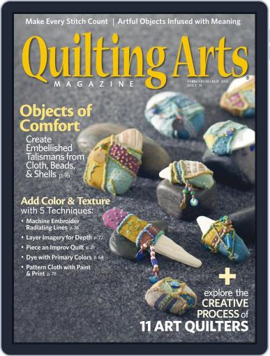 Quilting Arts January 12th, 2018 Digital Back Issue Cover