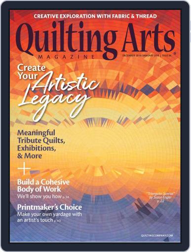 Quilting Arts December 1st, 2018 Digital Back Issue Cover