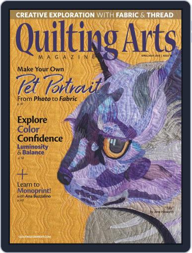 Quilting Arts March 1st, 2019 Digital Back Issue Cover