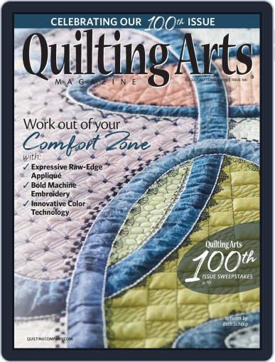 Quilting Arts August 1st, 2019 Digital Back Issue Cover