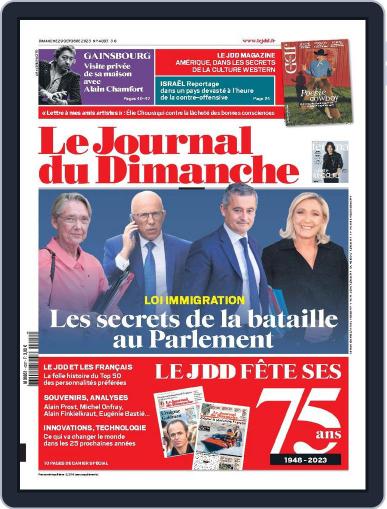 Le Journal du dimanche October 29th, 2023 Digital Back Issue Cover