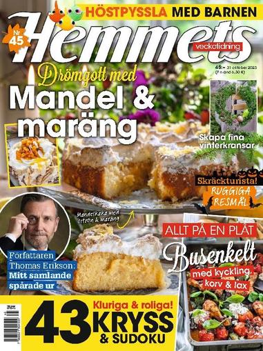 Hemmets Veckotidning October 31st, 2023 Digital Back Issue Cover