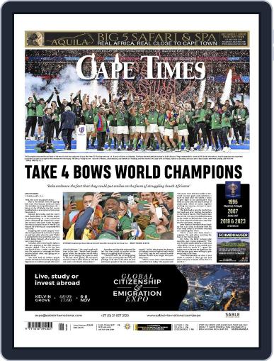 Cape Times October 30th, 2023 Digital Back Issue Cover