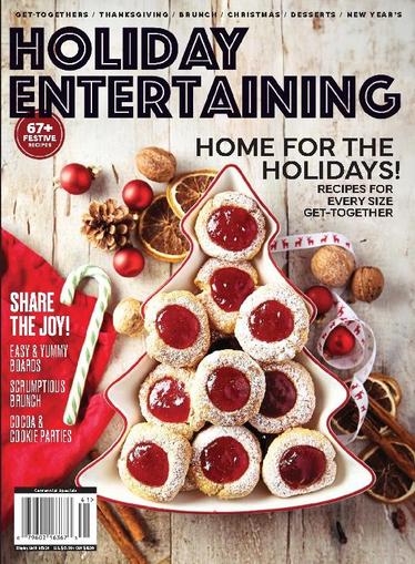 Holiday Entertaining - Home For The Holidays! October 26th, 2023 Digital Back Issue Cover