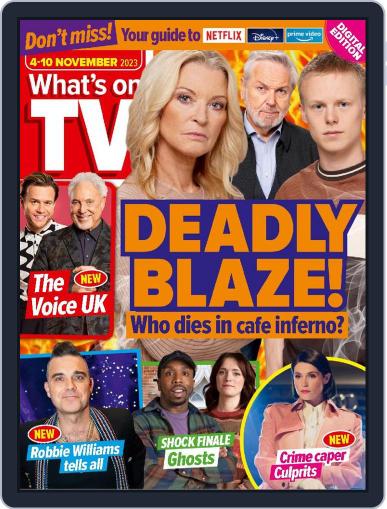 What's on TV November 4th, 2023 Digital Back Issue Cover