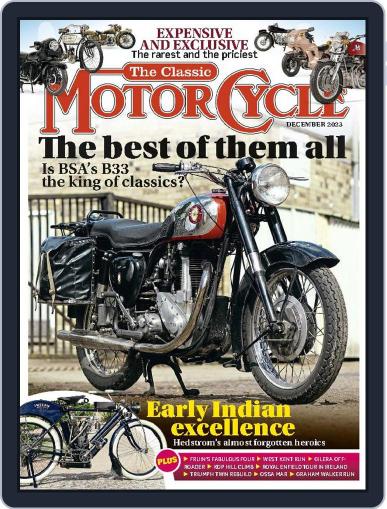 The Classic MotorCycle December 1st, 2023 Digital Back Issue Cover