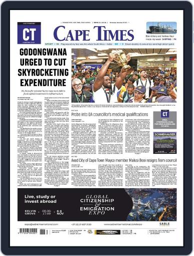 Cape Times November 1st, 2023 Digital Back Issue Cover