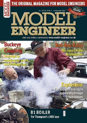 Model Engineer October 31st, 2023 Digital Back Issue Cover